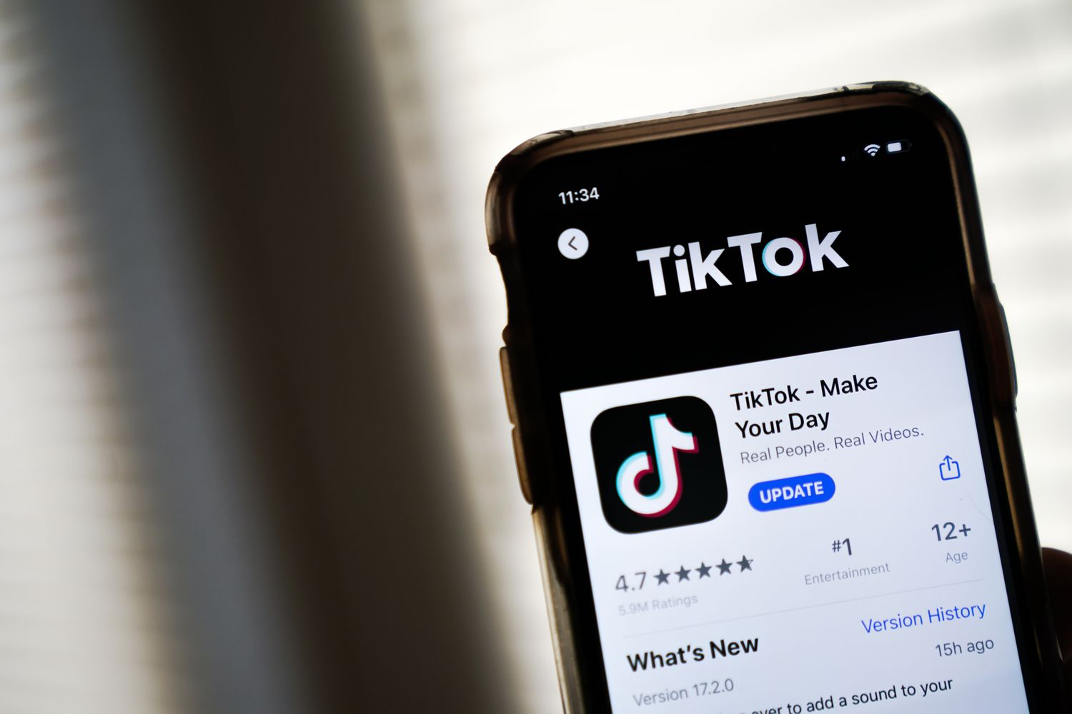 TikTok账号实拍图